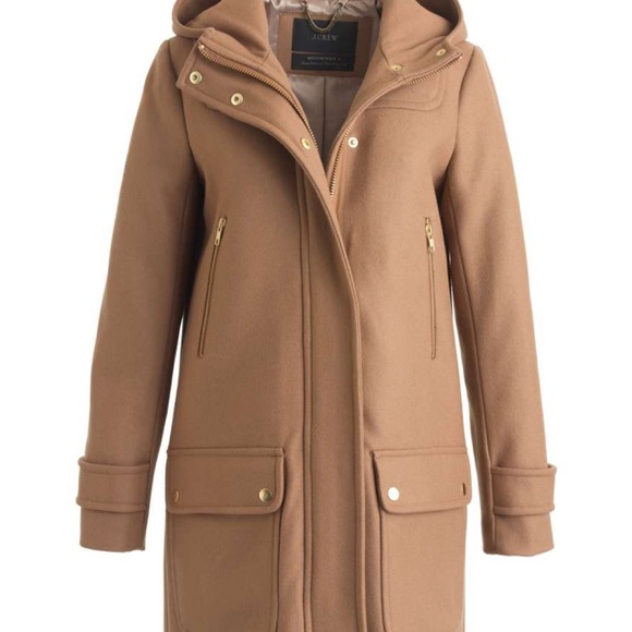 J.Crew Melton Wool Duffle Coat warm camel - Picture 4 of 6